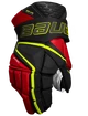 Bauer Vapor Hyperlite Black/Red/Green Intermediate Hokikesztyűk