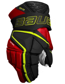 Bauer Vapor Hyperlite Black/Red/Green Intermediate Hokikesztyűk