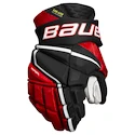 Bauer Vapor Hyperlite Black/Red Senior Hokikesztyűk 15 hüvelyk