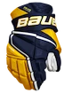 Bauer Vapor Hyperlite Navy/Gold Junior Hokikesztyűk 11 hüvelyk