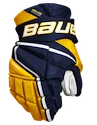 Bauer Vapor Hyperlite Navy/Gold Junior Hokikesztyűk 11 hüvelyk