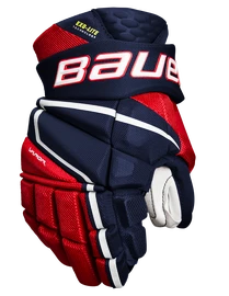 Bauer Vapor Hyperlite Navy/Red/White Junior Hokikesztyűk