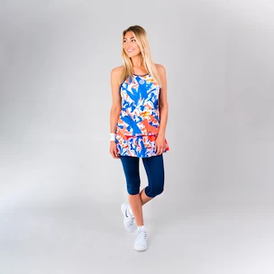 BIDI BADU  Aluna Tech Tank Dark Blue/Neon Red Női ujjatlan póló