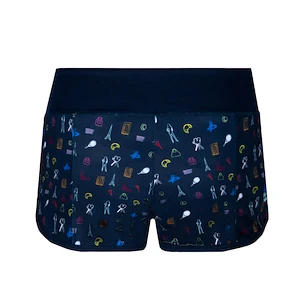 BIDI BADU  Chidera Tech 2 In 1 Shorts Dark Blue, Mixed Női rövidnadrág L