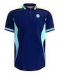 BIDI BADU  Grafic Illumination Polo Dark Blue Férfipóló M