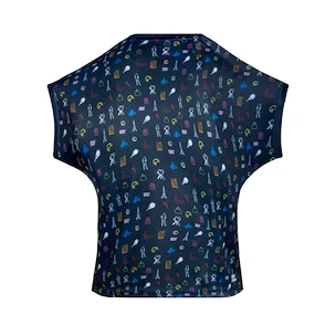 BIDI BADU  Majira Tech Tee Dark Blue, Mixed Női póló M