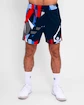 BIDI BADU  New York 2024 7Inch Shorts Dark Blue/Red Férfirövidnadrág