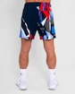 BIDI BADU  New York 2024 7Inch Shorts Dark Blue/Red Férfirövidnadrág