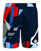 BIDI BADU  New York 2024 7Inch Shorts Dark Blue/Red Férfirövidnadrág