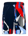 BIDI BADU  New York 2024 7Inch Shorts Dark Blue/Red Férfirövidnadrág