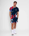 BIDI BADU  New York 2024 7Inch Shorts Dark Blue/Red Férfirövidnadrág