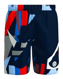 BIDI BADU New York 2024 7Inch Shorts Dark Blue/Red Férfirövidnadrág