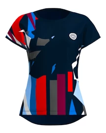 BIDI BADU  New York 2024 Capsleeve Dark Blue/Red Női póló