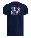 BIDI BADU  New York 2024 Chill Tee Dark Blue/Red Férfipóló