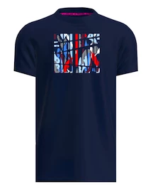 BIDI BADU New York 2024 Chill Tee Dark Blue/Red Férfipóló