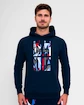 BIDI BADU  New York 2024 Logo Chill Hoody Dark Blue/Red Férfi-melegítőfelső