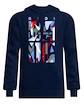 BIDI BADU  New York 2024 Logo Chill Hoody Dark Blue/Red Férfi-melegítőfelső