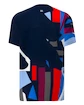 BIDI BADU  New York 2024 Tee Dark Blue/Red Férfipóló