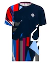 BIDI BADU  New York 2024 Tee Dark Blue/Red Férfipóló M