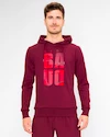 BIDI BADU  Protected Leafs Chill Hoody Bordeaux Férfi-melegítőfelső L