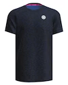 BIDI BADU  Spike Crew Two Colored Tee Dark Grey/Blue Férfipóló