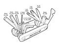 Blackburn  Grid 13 Mini Tool  szerszámok