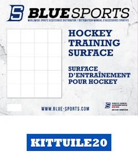 Blue Sports  Hockey Training Surface 20x White  Lőpad