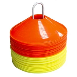 Blue Sports Saucer 2" Kit 25x Yellow + 25x Orange Tréningbója