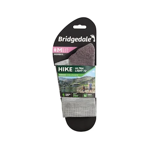 Bridgedale  Hike UL Performance Crew Original Aubergine  Női zokni L