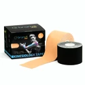 BronVit  Sport kinesiology tape balení 2 x 6m – classic – černá + béžová Kineziológiai szalag