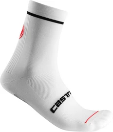 Castelli Entrata 9 Sock White Kerékpáros zokni