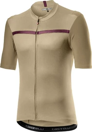 Castelli Unlimited Jersey Dark Sand/Bordeaux Kerékpáros férfimez