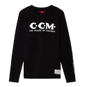 CCM 125 Anniversary LS Tee Black Férfipóló