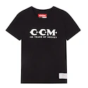 CCM 125 Anniversary SS Tee Black Női póló L