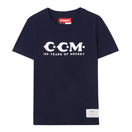 CCM 125 Anniversary SS Tee Navy Női póló