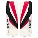 CCM Axis F5 Black/Red/White Junior Kapus lábszárvédők