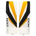 CCM Axis F5 Black/Yellow Junior Kapus lábszárvédők