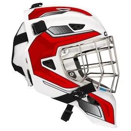 CCM Axis F5 CCE White/Red Senior Kapus hoki maszk