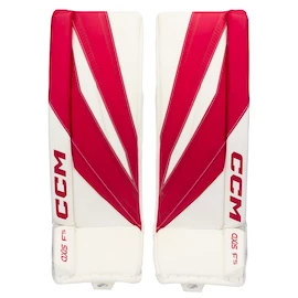 CCM Axis F5 Red/White Junior Kapus lábszárvédők