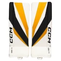 CCM Axis F9 Black/Yellow Intermediate Kapus lábszárvédők