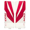 CCM Axis F9 Red/White Intermediate Kapus lábszárvédők 32 + 1 hüvelyk