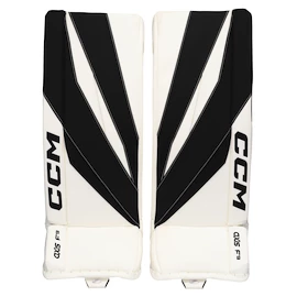 CCM Axis F9 White/Black Senior Kapus lábszárvédők