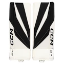 CCM Axis F9 White/Black Senior Kapus lábszárvédők 33 + 1 hüvelyk