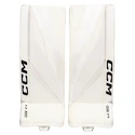 CCM Axis F9 White/White Intermediate Kapus lábszárvédők 32 + 1 hüvelyk