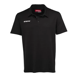 CCM Fitted Polo Dark Grey Heathered Férfipóló