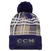 CCM Holiday Pom Knit A Navy Senior Sapka