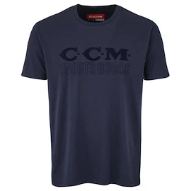 CCM Holiday SS Tee B Navy Férfipóló