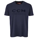 CCM Holiday SS Tee B Navy Férfipóló M