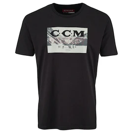 CCM Holiday SS Tee C Black Gyerekpóló