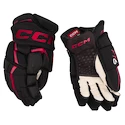 CCM JetSpeed FT6 Black/Red Senior Hokikesztyűk 15 hüvelyk